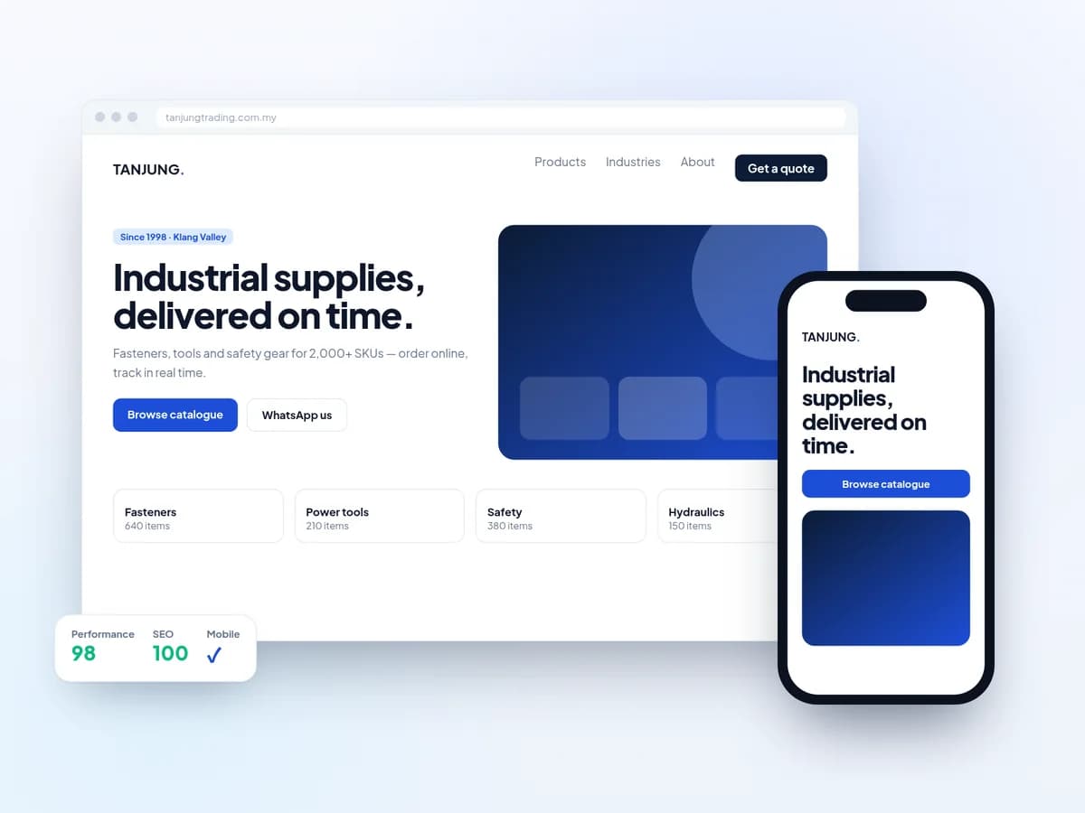 Business website