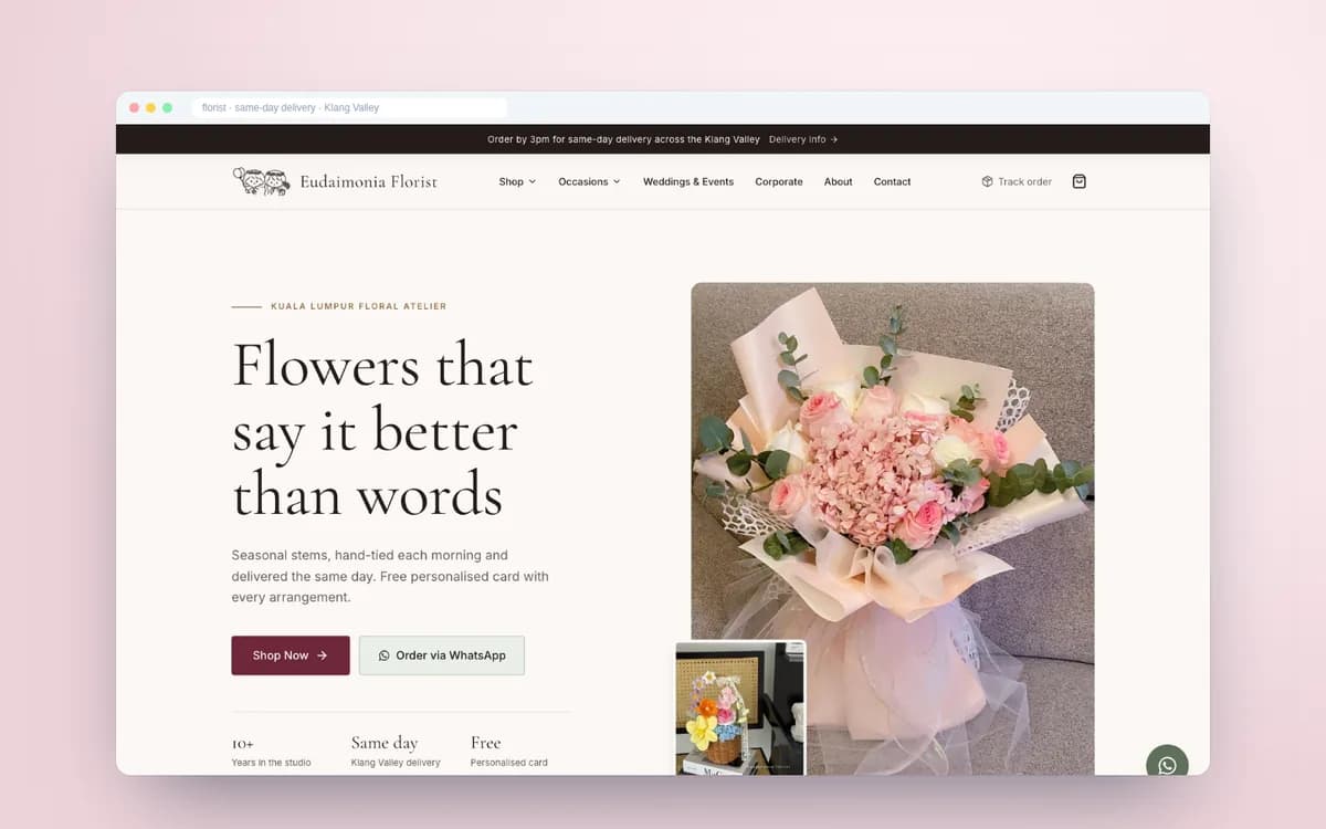 Eudaimonia Florist — Florist