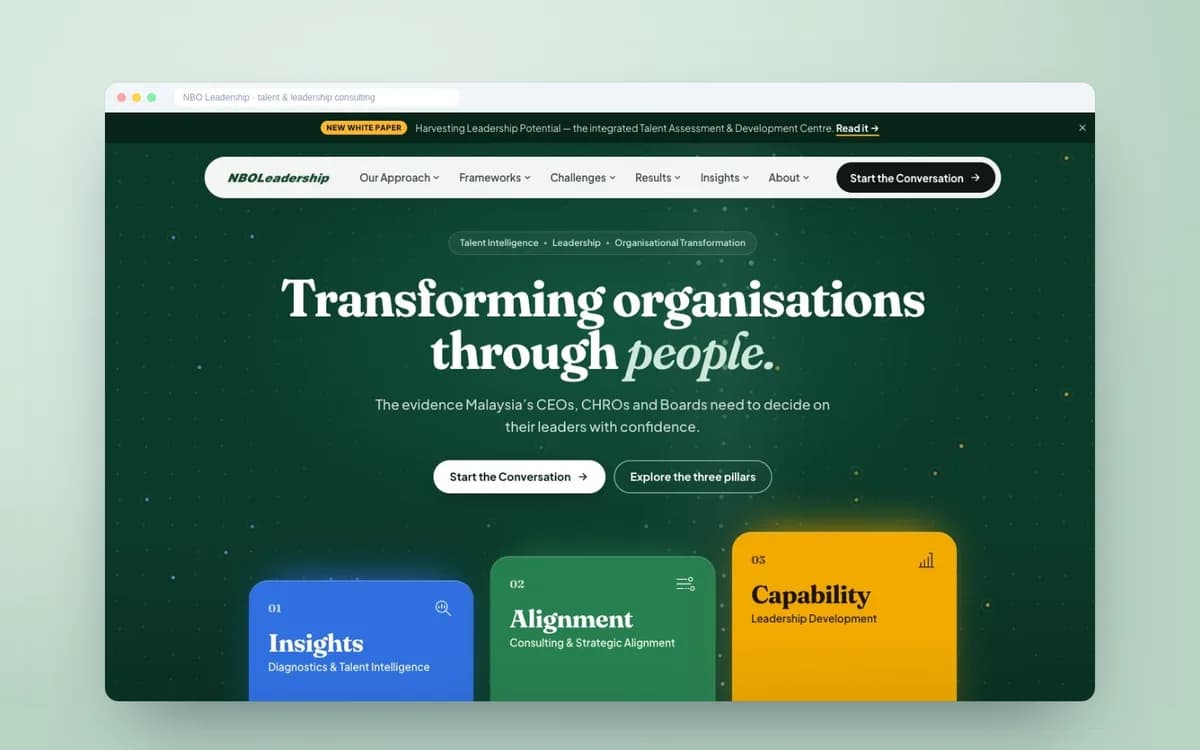 NBO Leadership — Leadership & talent consulting